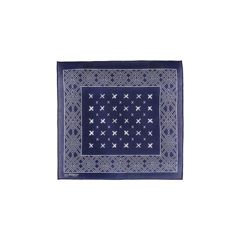 セントマイケル 26AW CROSS BKM_BANDANA(SM-MK1-0000-C62)NAVY☆8月8日(土)発売！