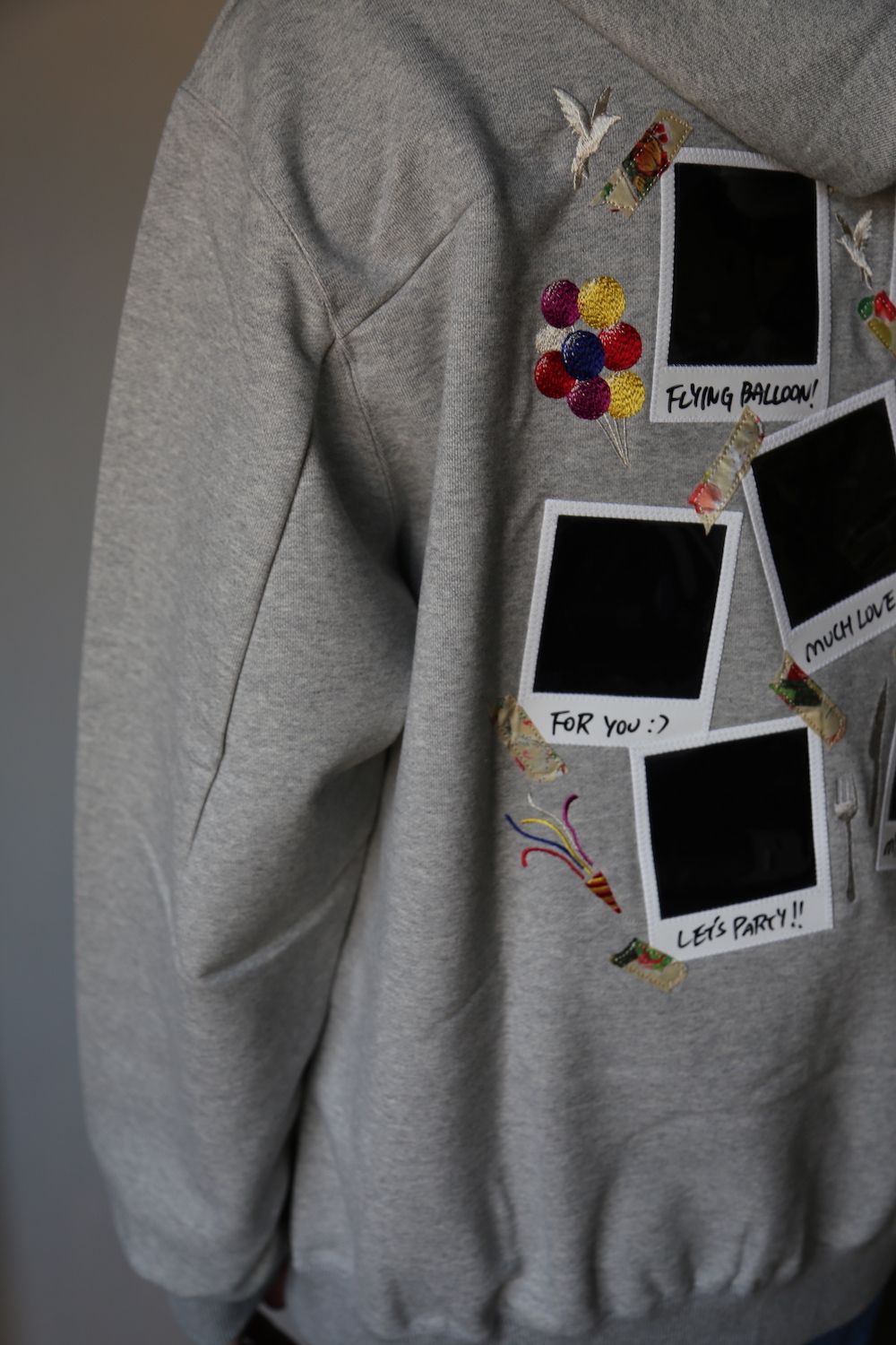 doublet MEMORIAL POLAROID HOODIE style.2021.1.16.