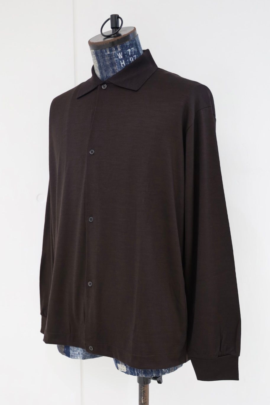 マーカ 26AW SHIRT CARDIGAN(M26C15CS01C)DARK BROWN☆新作発売！