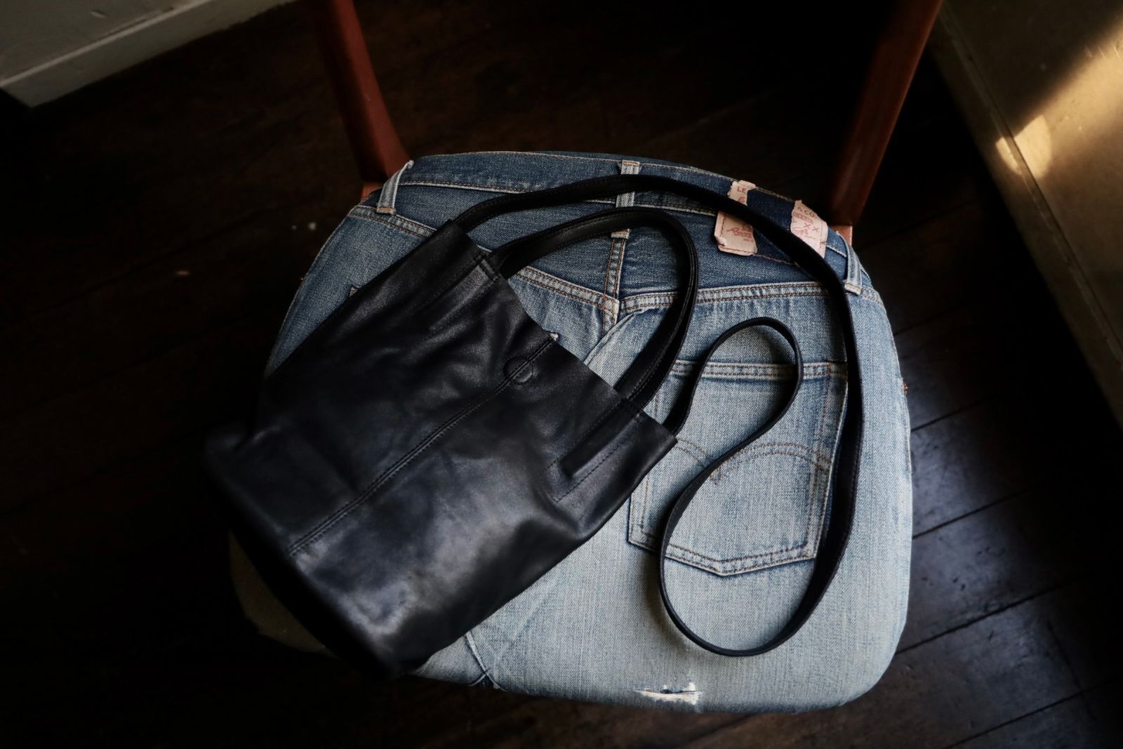 Morphee / モルフェトートバッグ 2WAY SMALL TOTE（SHORT）BLACK☆再入荷いたしました！