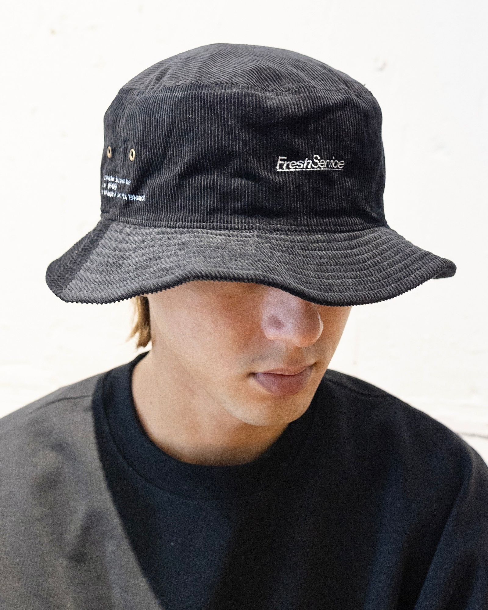 フレッシュサービス CORDUROY CORPORATE HAT(FSP243-90087B)BLACK