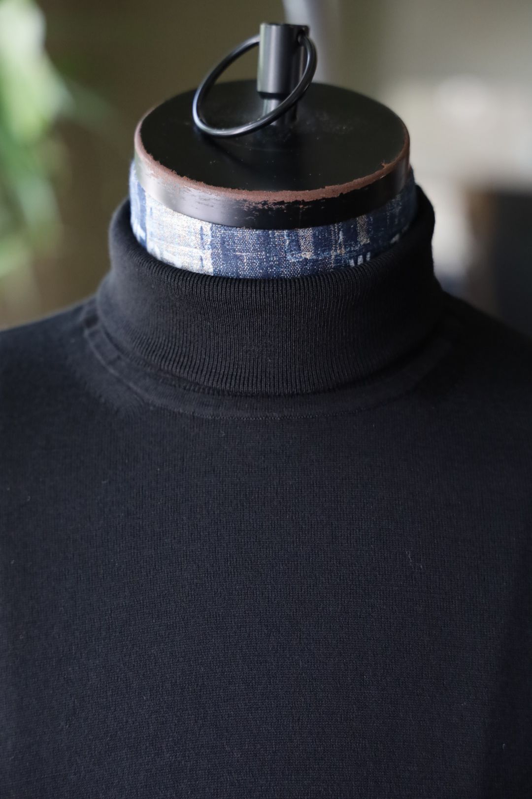 グラフペーパー25AW High Gauge L/S Oversized High Neck Knit(GU253-80206B)BLACK☆8月23日(土)発売!!