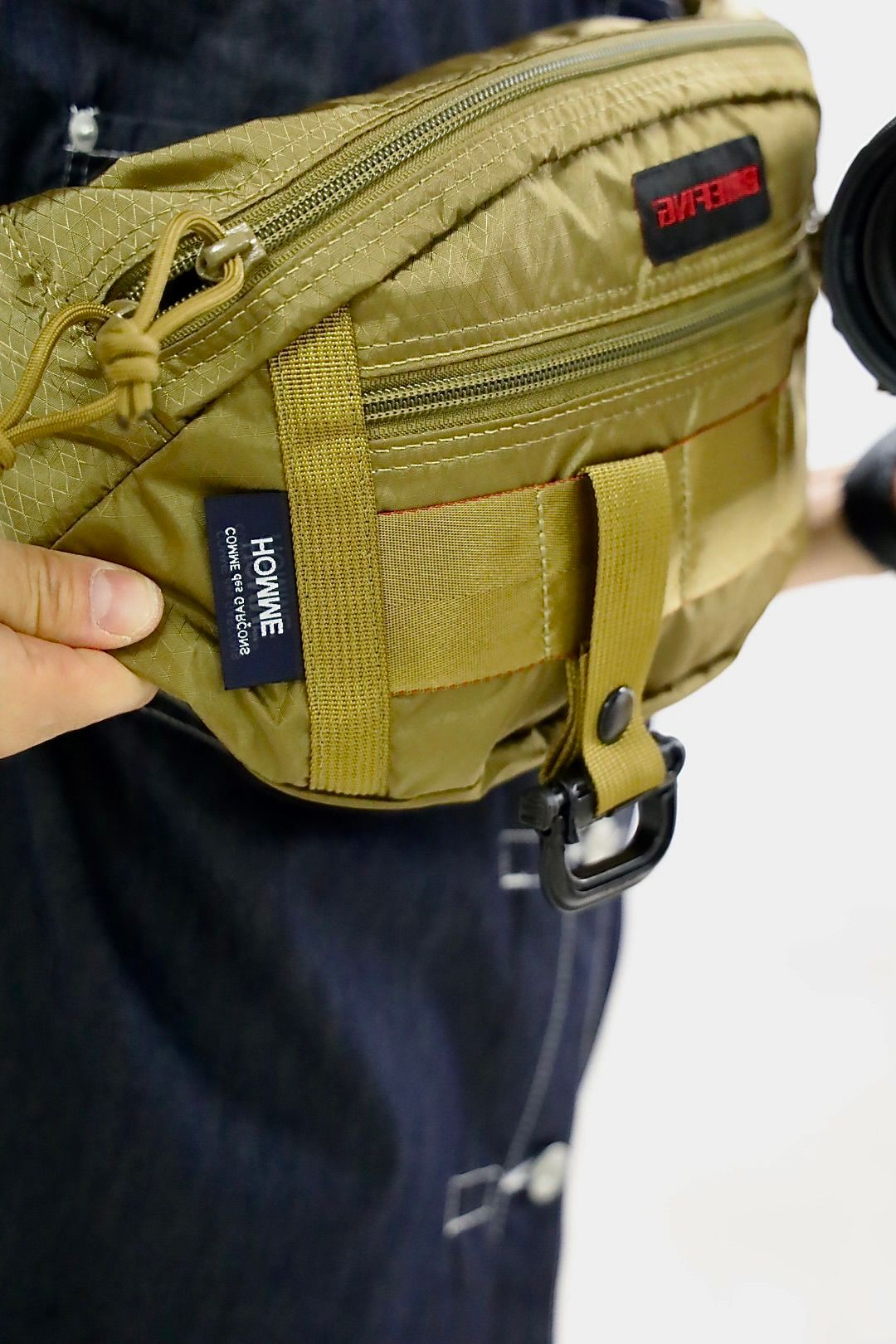 COMME des GARCONS HOMME 26SS綿ライトオンスデニム半袖シャツスタイル