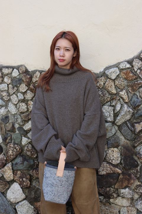 SEEALL 22AW ESSENTIAL HIGHNECK SWEATER style.2022.10.20