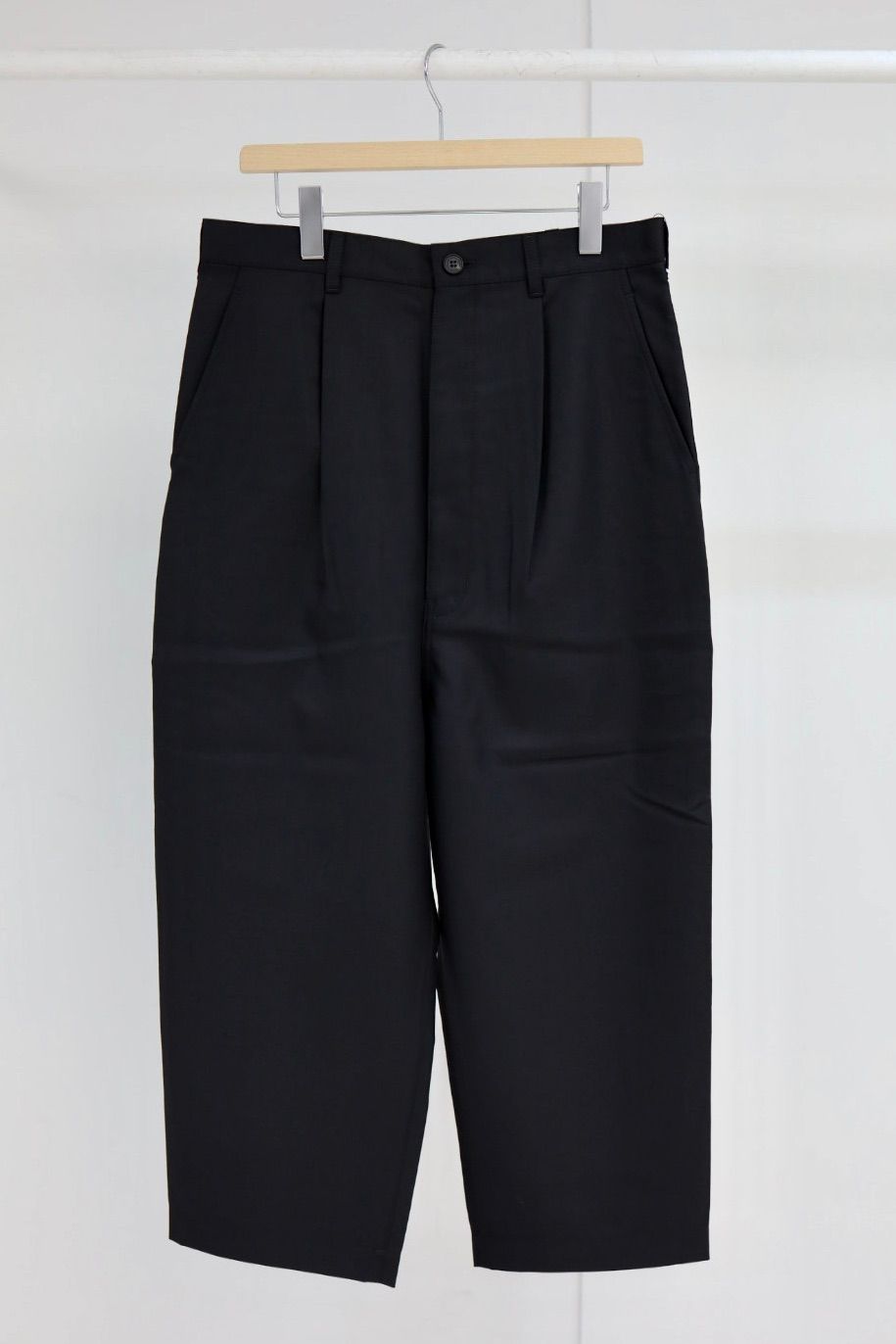 コムデギャルソンオム ウールギャバパンツ(HP-P102-051)BLACK