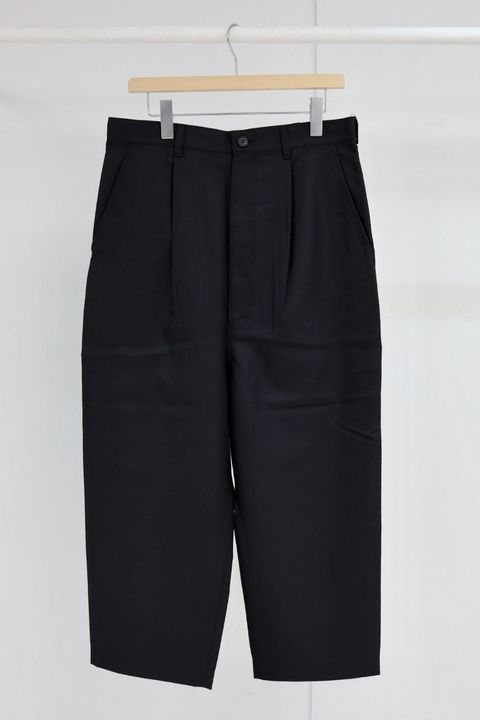 コムデギャルソンオム ウールギャバパンツ(HP-P102-051)BLACK