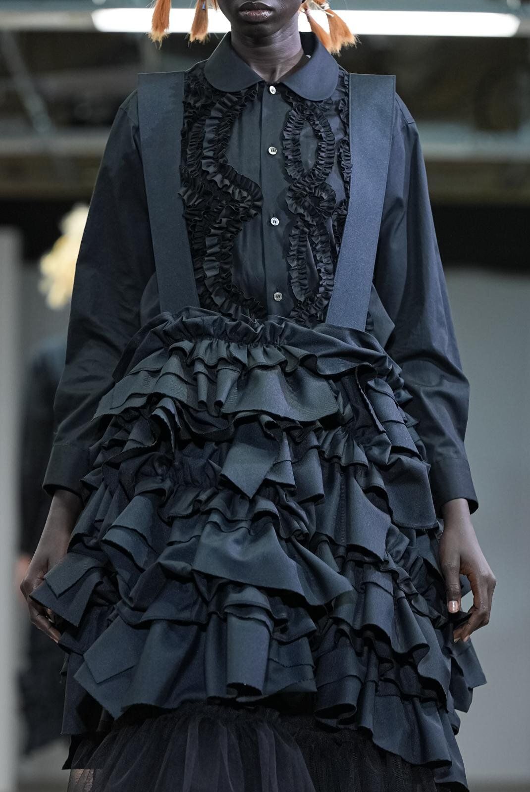 tao 26FW エステルツイルサロペットスカート(TR-A001-051-1)BLACK☆8月7日(金)発売！