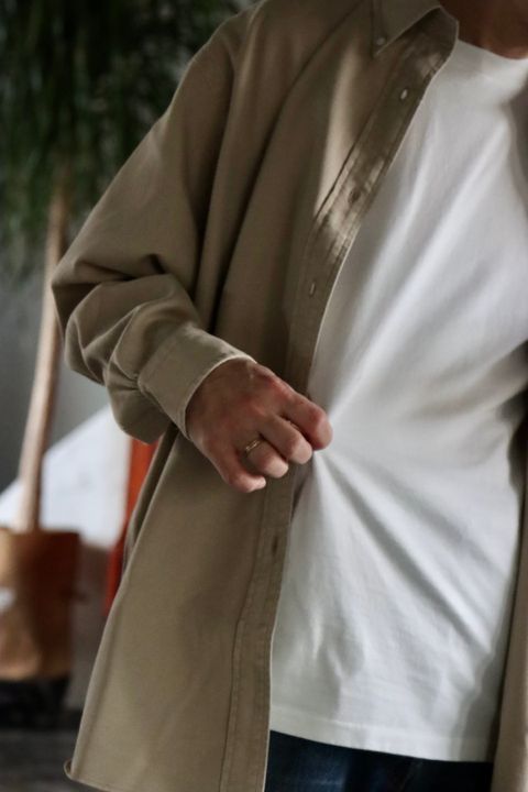 A.PRESSE BD Shirt(22SAP-02-02H)BEIGE style.