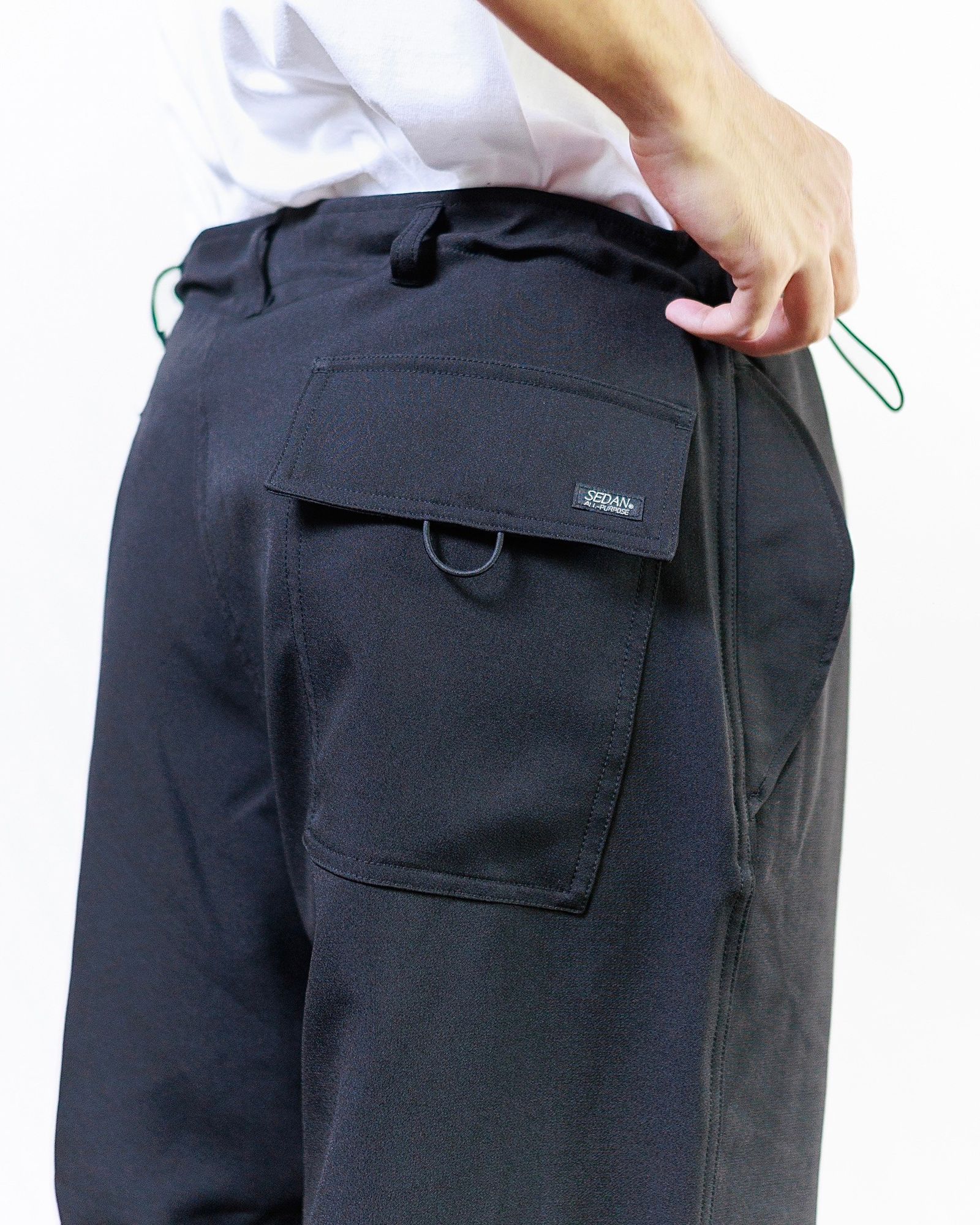 セダンオールパーパス FW24 Tech Wool Over Pant(SD24F-PT03) Black