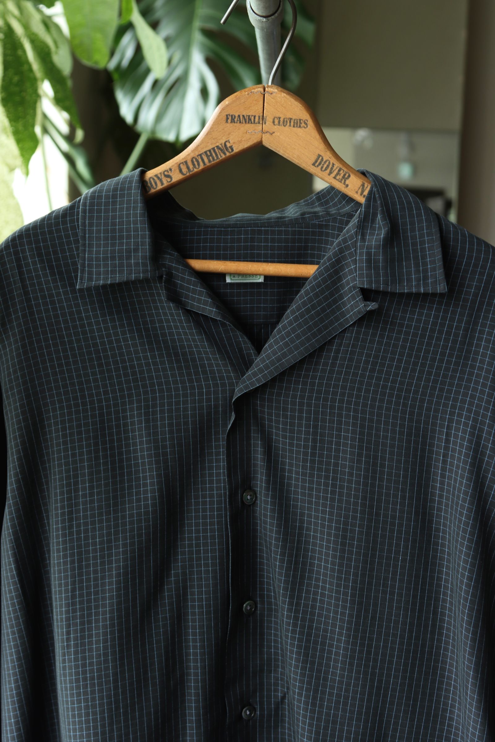 アプレッセ2025 STYLE2 Silk Rayon Open Collar L/S Shirt(25AAP-02-14)GRAPH CHECK☆6月14日(土)発売！