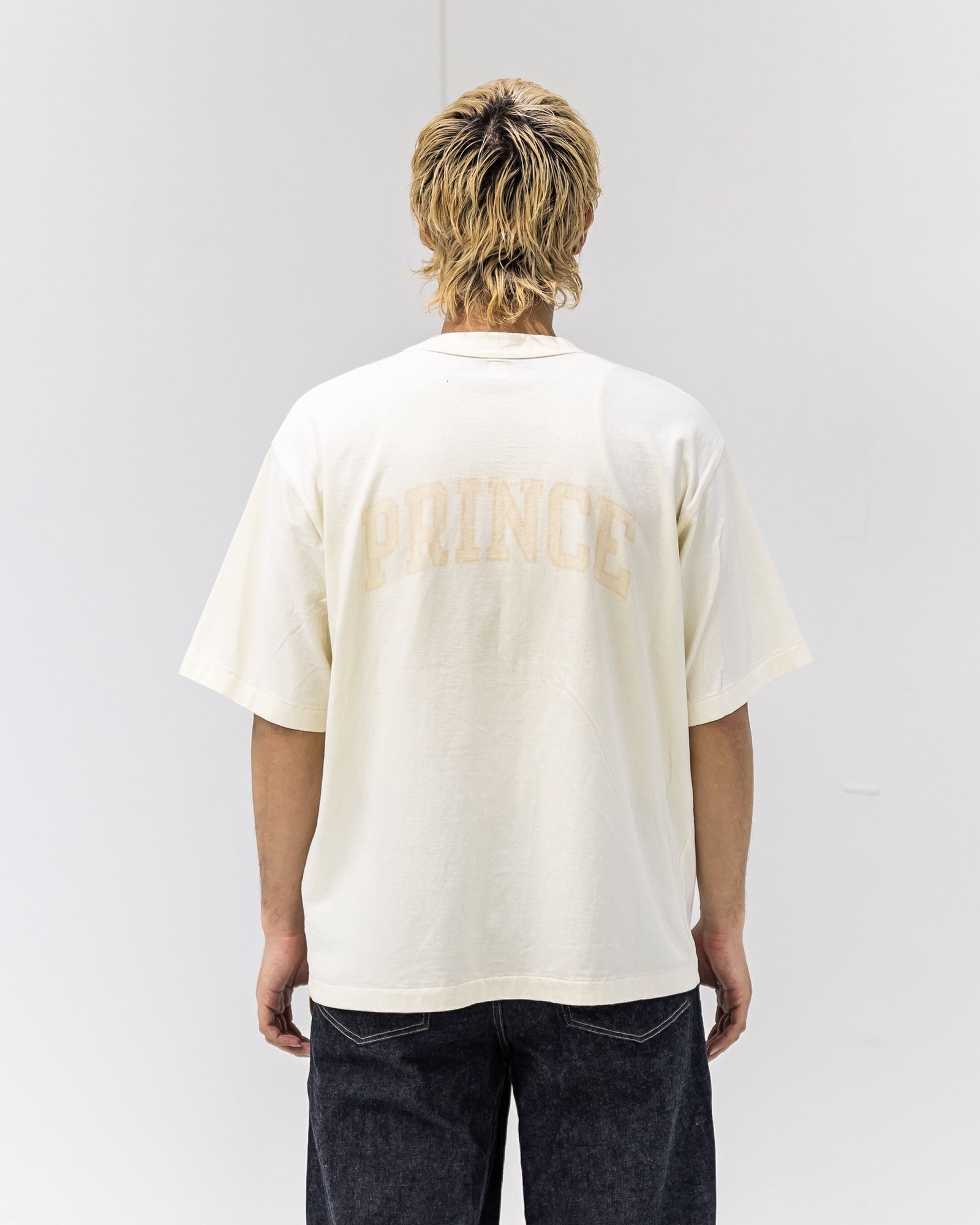 blurhms ROOTSTOCK NOT-PRINCE 88/12 Print Tee WIDE (IVORY) 新作発売！