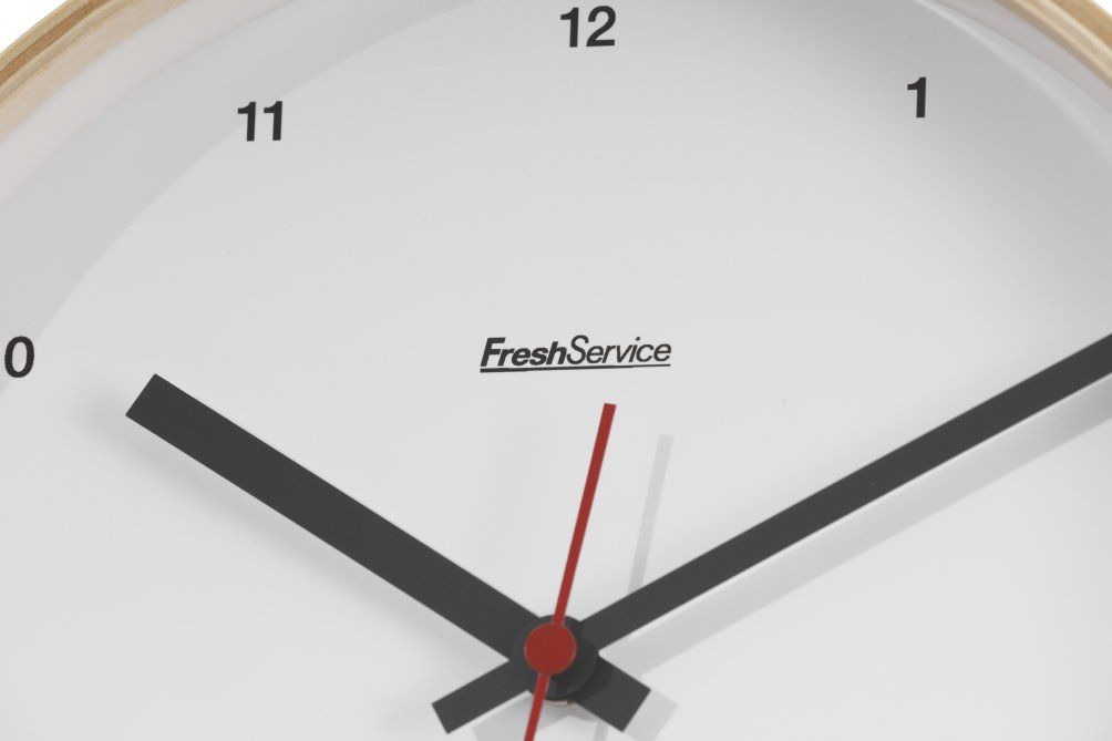 フレッシュサービス 壁掛け時計 FreshService Wall Clock"WHITE"☆8月2日(土)再入荷！