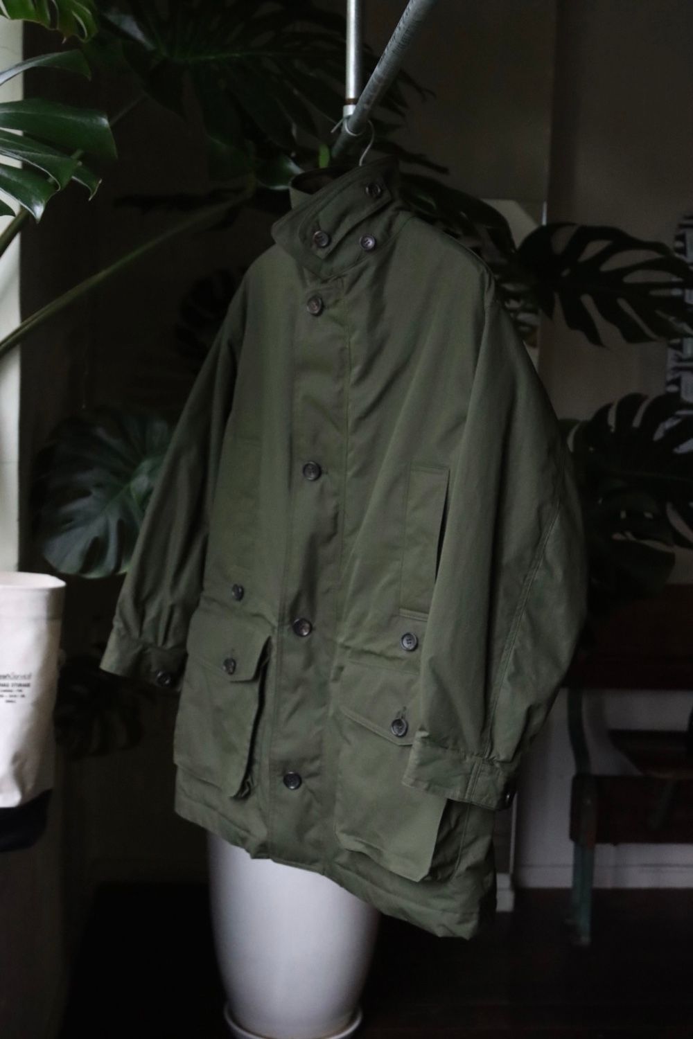 アプレッセ22FW Ventile Hunting Half Coat(22AAP-01-18H)OLIVE※10月1日(土)発売