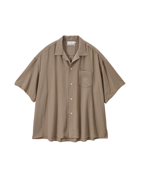 グラフペーパー 26SS Viscose Viyella S/S Sleeping Shirt(GM261-50457)TAUPE☆3月14日(土)発売！