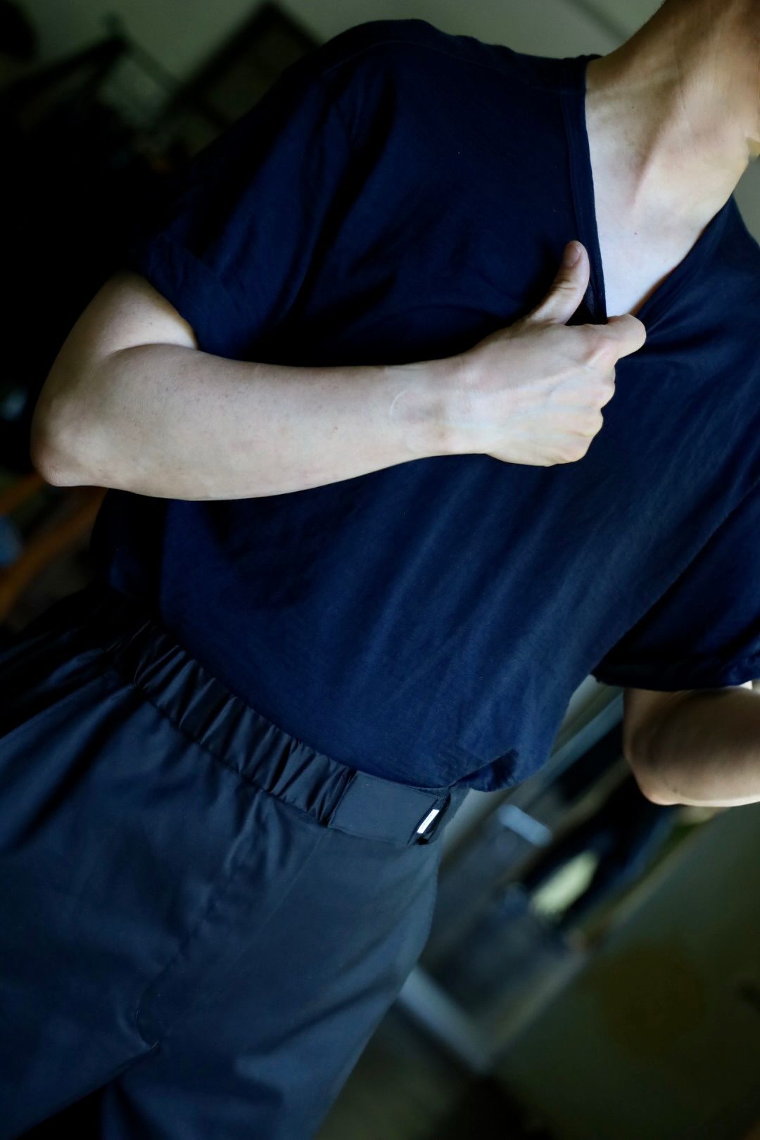 Graphpaper Solotex Twill Slim Chef Pantsスタイル.2024.5.20