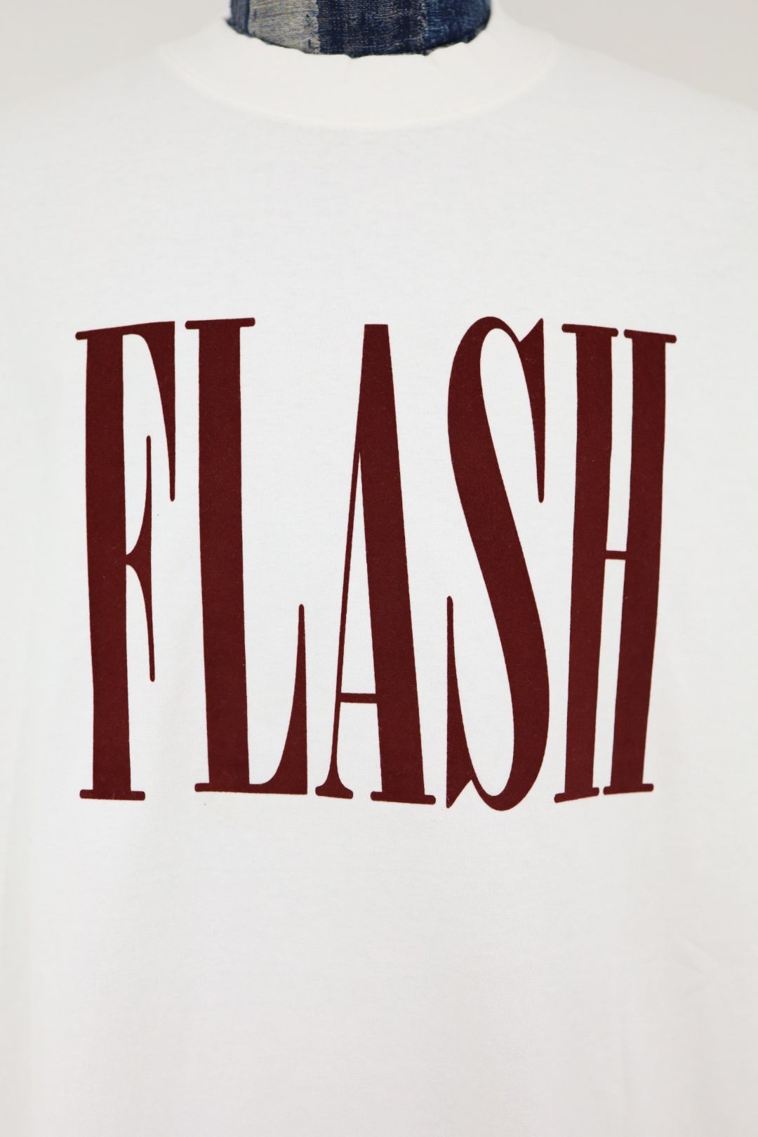 イズネスミュージック 26SS FLASH FLOCKY PRINT T-SHIRT(IMP7_27_FLASH5ST01)WHITE☆新作発売！