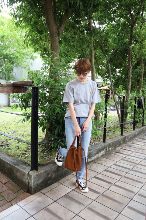 PLAY COMME des GARCONS 定番ワンポイントTシャツ style.2025.6.26