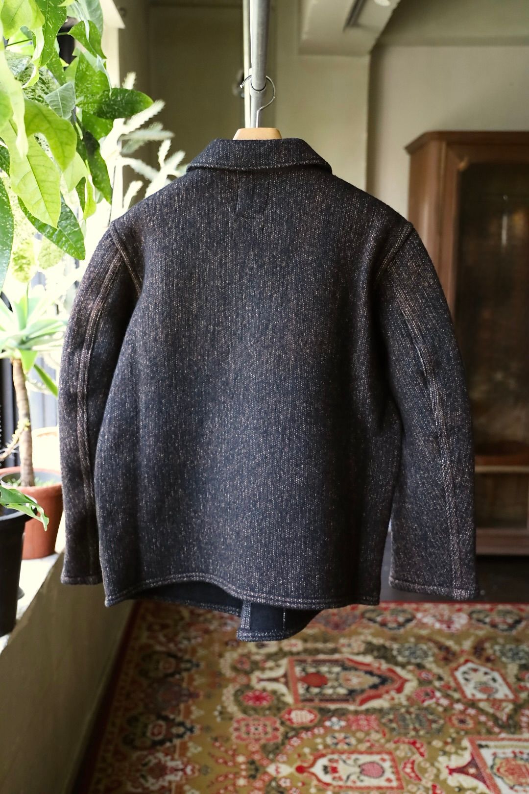 BOW WOW 25FWバウワウ  ジャケットB CLOTH JACKET AGED(BW252-BCJ) AGED MIXED BLACK