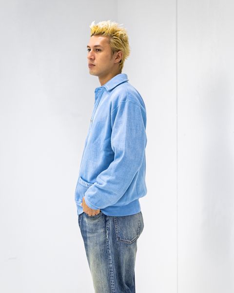 A.PRESSE Vintage Sweat Cardigan (SAX) 9月13日(土)新作発売！