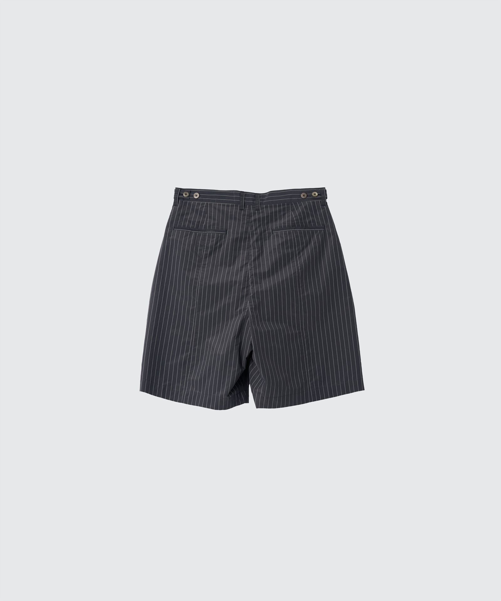 ヨーク24SS NYLON STRIPE WIDE SHORTS(YK24SS0709P) BLACK