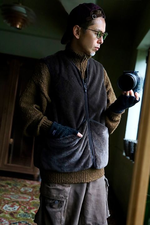 DAIWA PIER39 TECH BRITISH HUNTER FUR VEST"D.BROWN"スタイル