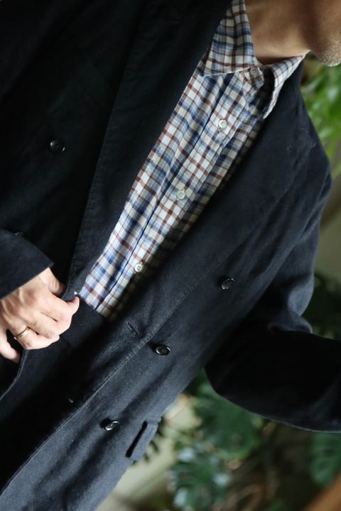 A.PRESSE 22FW Flannel Shirtスタイル.2022.8.29.