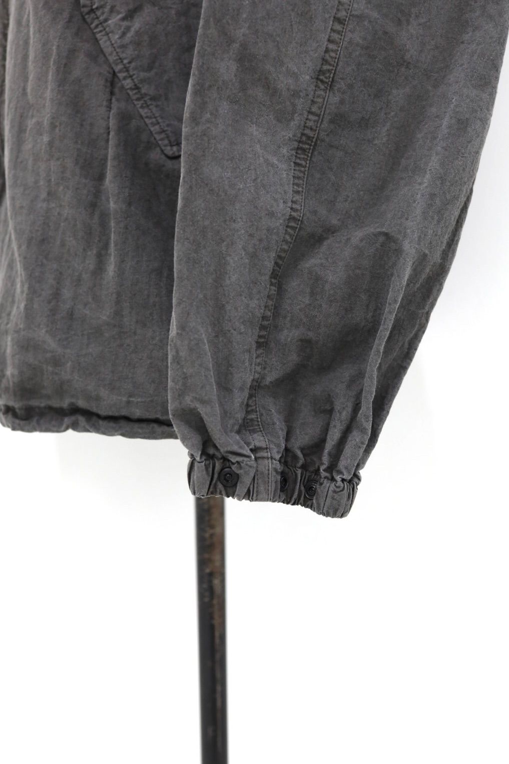 イズネス 26SS ジャケット Pigment-Dyed Jacket(26SS_06_1008SSJK03W) BLACK ☆新作発売！