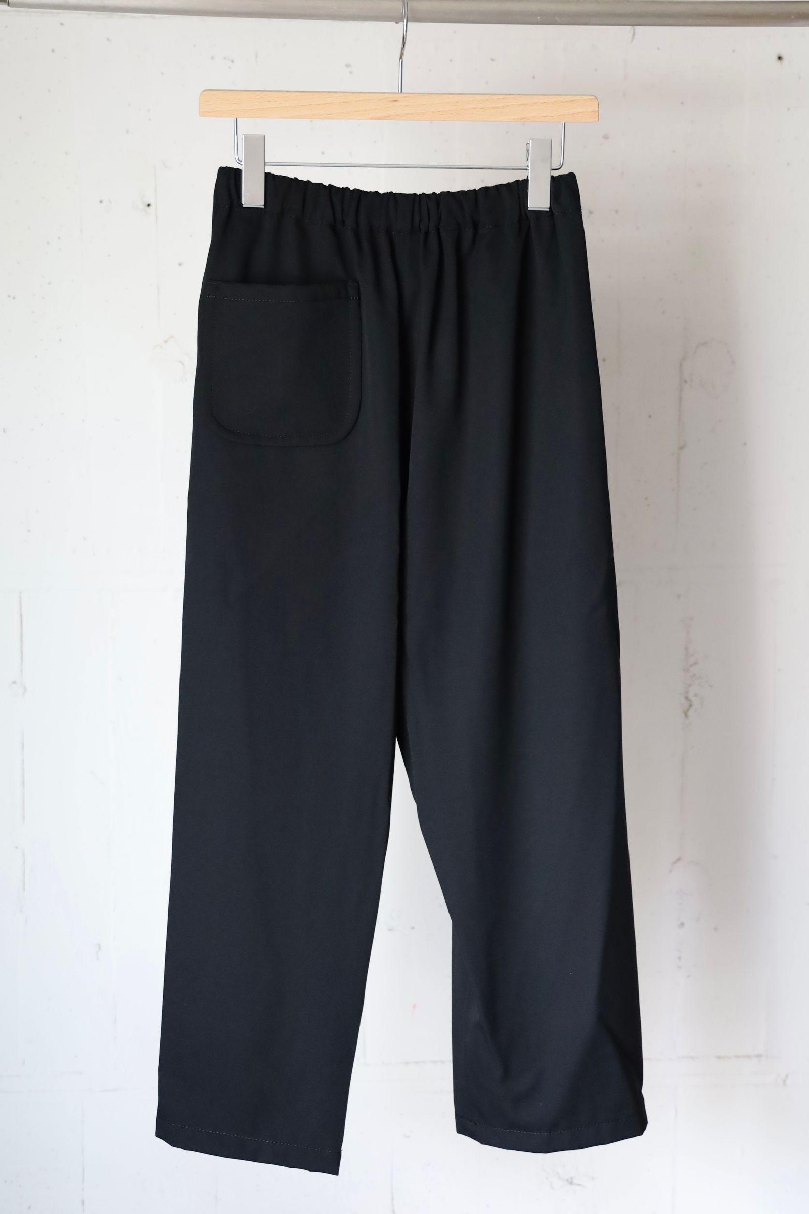 tao 26FW ウールギャバ後染パンツ(TC-P104-051)BLACK☆9月18日(金)発売！