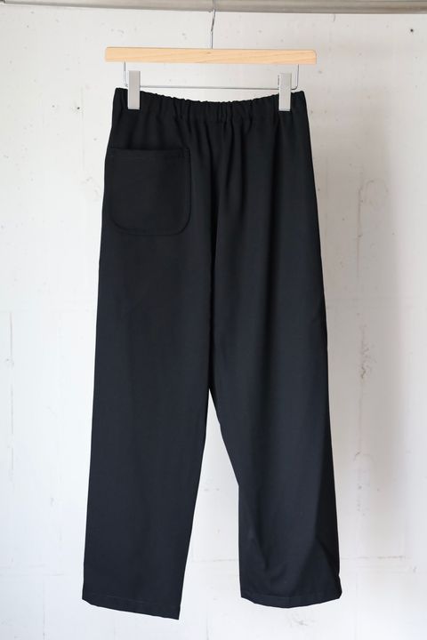 tao 26FW ウールギャバ後染パンツ(TC-P104-051)BLACK☆9月18日(金)発売！