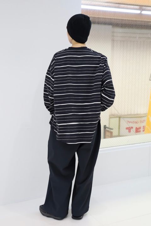 S.F.C -Stripes For Creative-  新作SUPER BIG MIX STRIPE LS NYLON TEE STYLE.2025.10.24