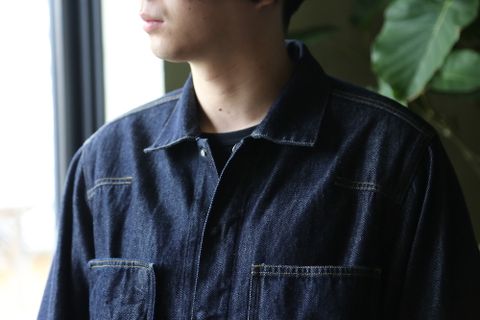 YOKE DETACHABLE POCKET DENIM JACKET(YK21SS0196B) style.2021.5.2.