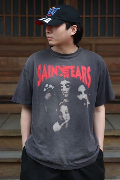 ©SAINT M×××××× DENIM TEARS FACES TEE style.2022.4.26