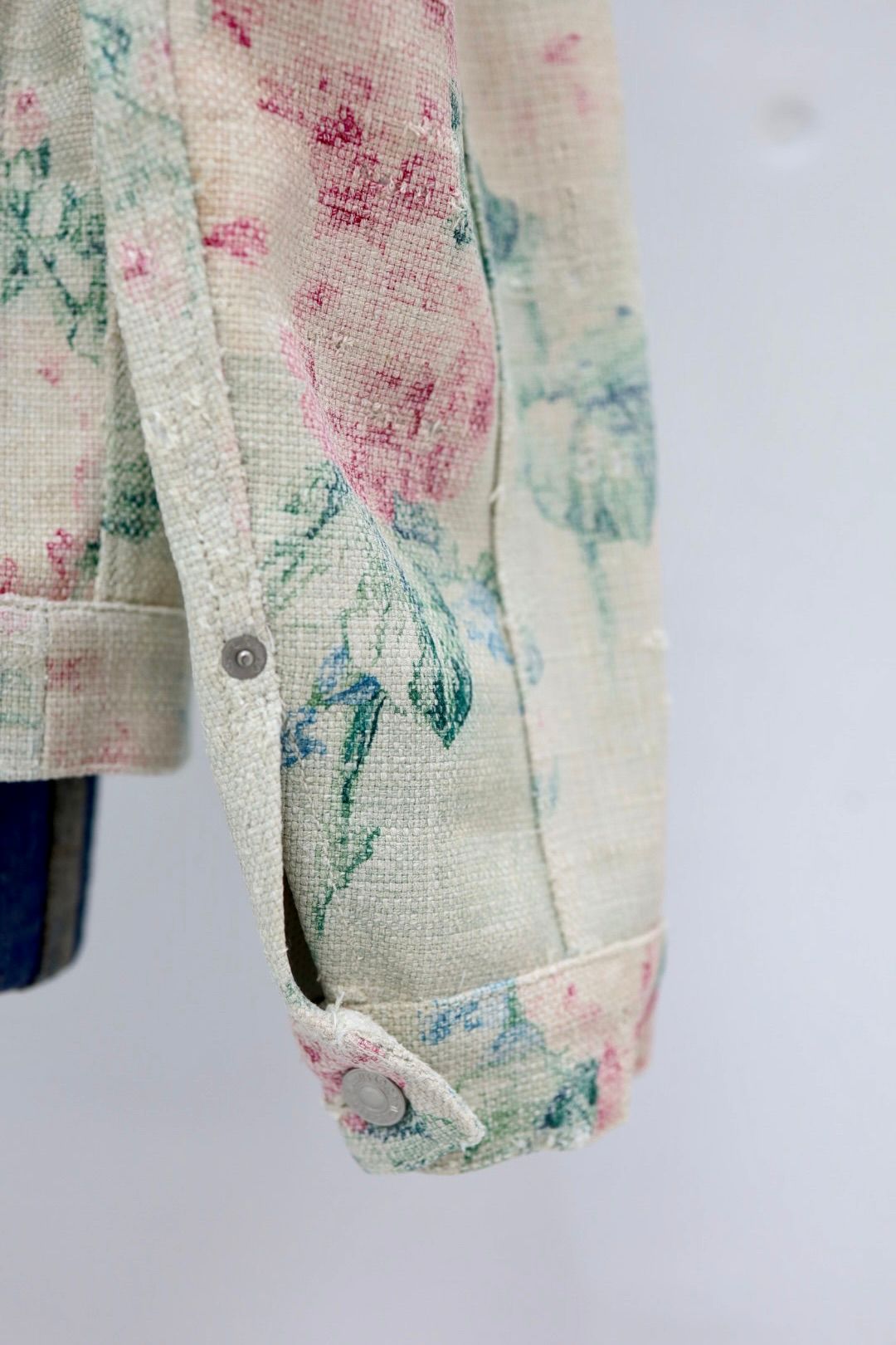 ジュンヤワタナベマン 26SS Levi'sWネーム レーヨンリネン花柄プリント×牛革ジャケット(WQ-J204-051)☆2月6日(金)発売！