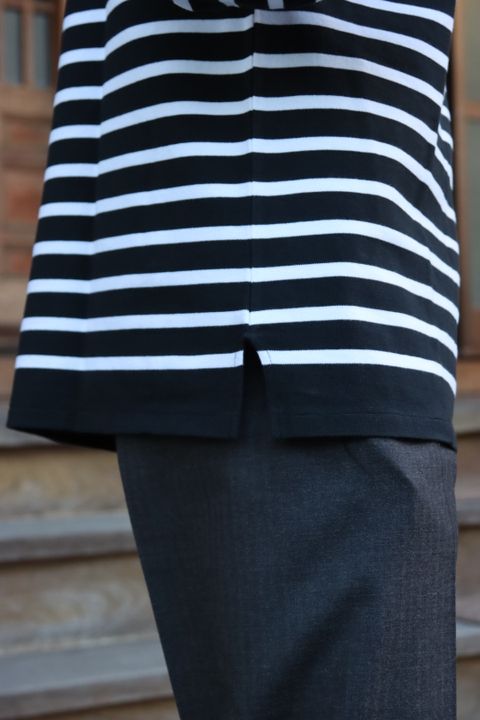 Ets.MATERIAUX French panel border(BLACK×WHITE)style.