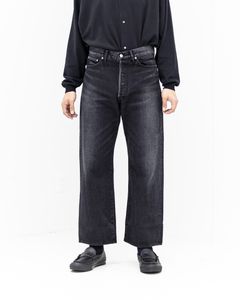 グラフペーパー Selvage Denim Five Pocket wide Straight Pants(GU261-40059DB)BLACK_DARK FADE★1月24日(土)発売！