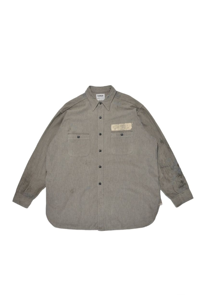BOW WOW バウワウ PRISONER BLACK CHAMBRAY SHIRTS(BW242-PBCS)M.BLACK REPAIRED☆11月16日(土)11:00発売！