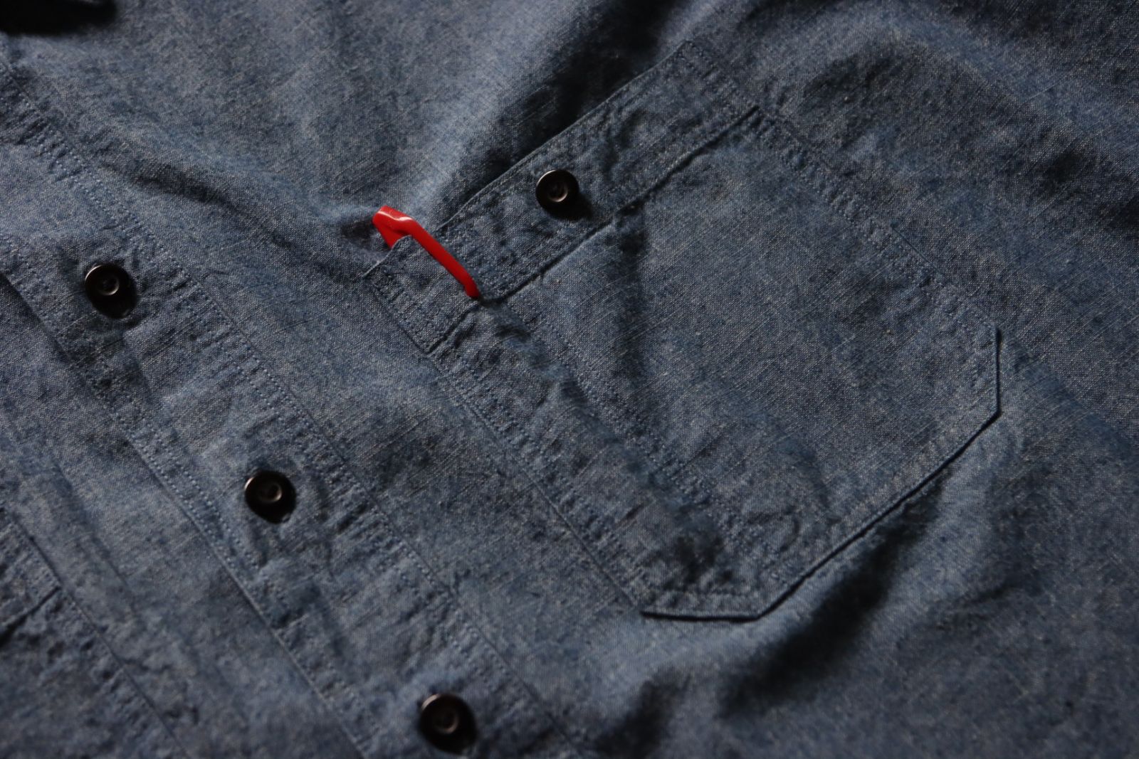 アプレッセ23AWシャツ BB Washed Chambray Shirt(23SAP-02-09M)INDIGO