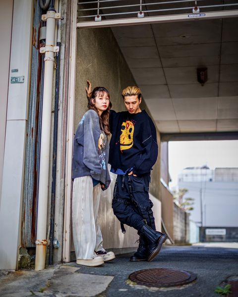 セントマイケル 新作SMILE CP_CREW KNT＆MEDUSA CREW SWT style.2024.11.8
