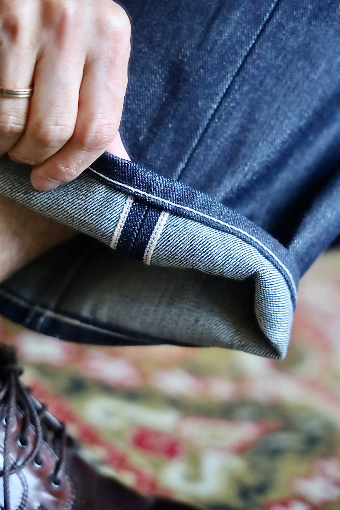 グラフペーパー Selvage Denim Two Tuck Pants(GU261-40061RB)INDIGO_RIGID★1月24日(土)発売！