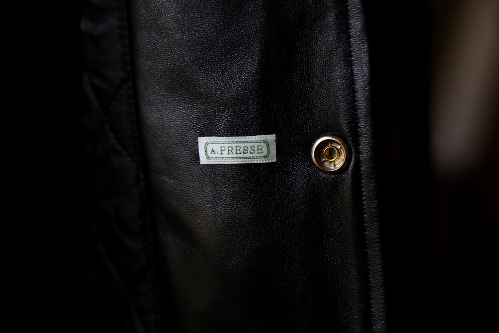 アプレッセ Leather Award Jacket(24ААР-01-03H)BLACK☆8月10日(土)発売！