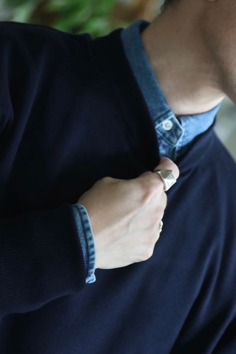 A.PRESSE 22FW L/S Knit T-Shirtスタイル
