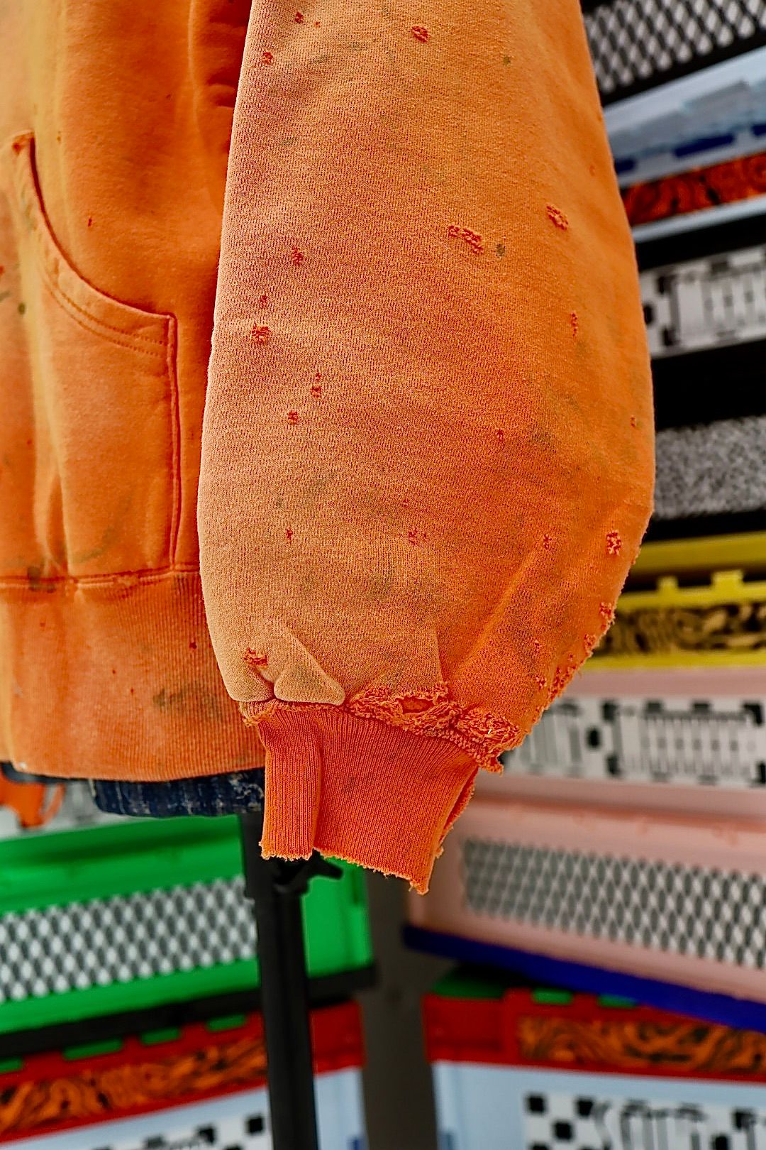 セントマイケル25AWベルベルジンコラボ BB_DBL FACE HOODIE/SAINT(SM-HR1-0000-C57)ORANGE☆11月8日(土)発売！