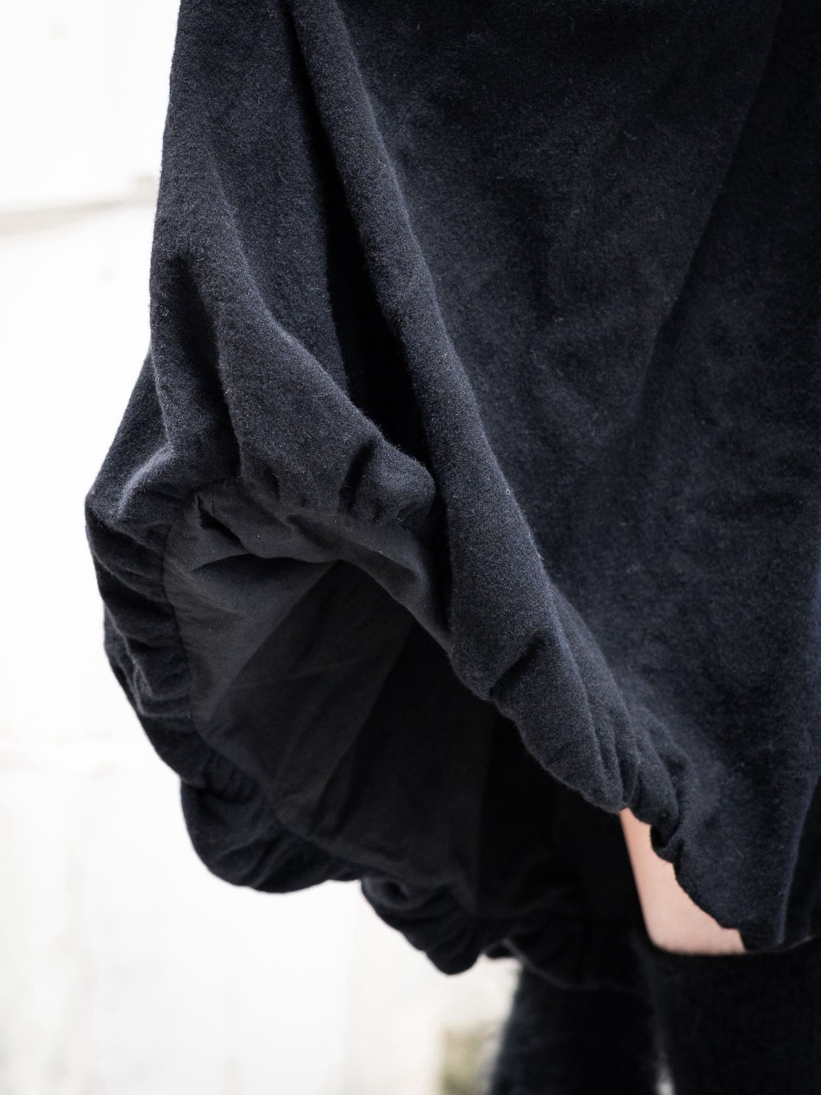 tao 26FW ウールツイル先染 製品縮絨パンツ(TR-P007-051-1)BLACK☆10月2日(金)発売！