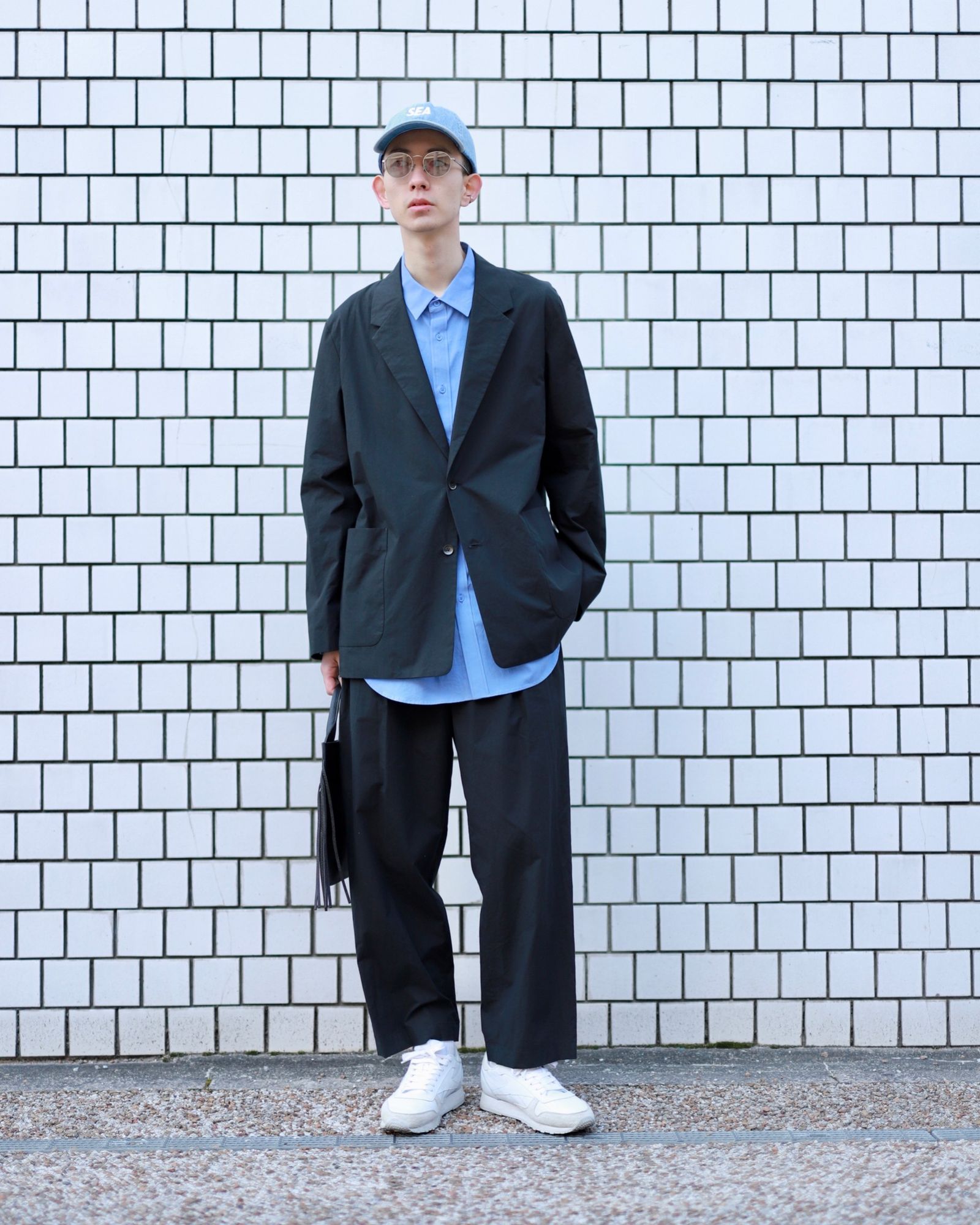 ATON エイトン 23SS COTTON TYPEWRITER TAILORED JACKETスタイル