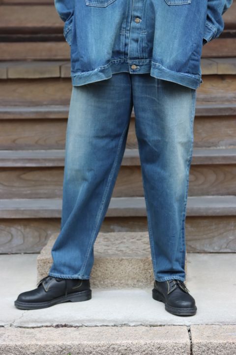 Graphpaper 22SS Selvage Denim Jacket(GU221-30025B)DARK FADE style