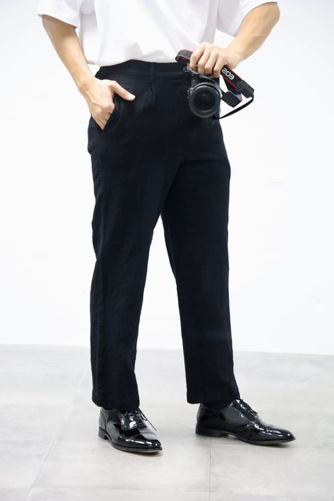 COMME des GARCONS HOMME ウールサージ製品縮絨ジャケット&パンツ セットアップスタイル