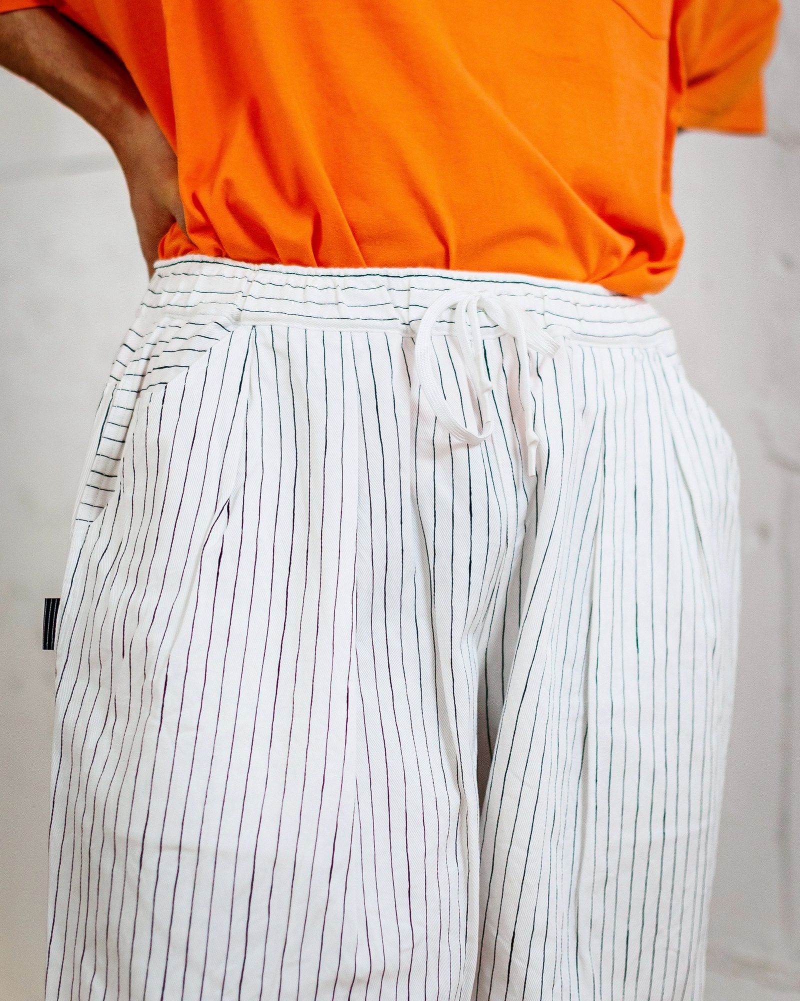 S.F.C 25SS エスエフシー STRIPE PAINTER SHORTS(SFCSS25P07)White-Black☆3月29日(土)発売！