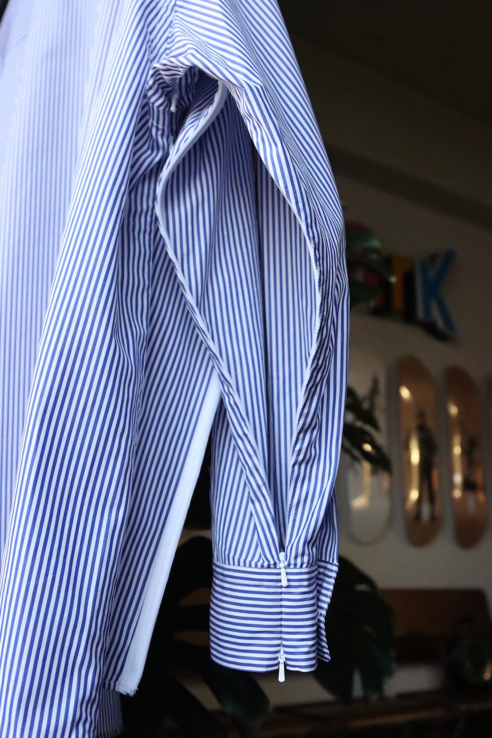 is-ness×THOMAS MASON VENTILATION LONG SLEEVE SHIRT"BLOCKS STRIPE"イズネス22SS