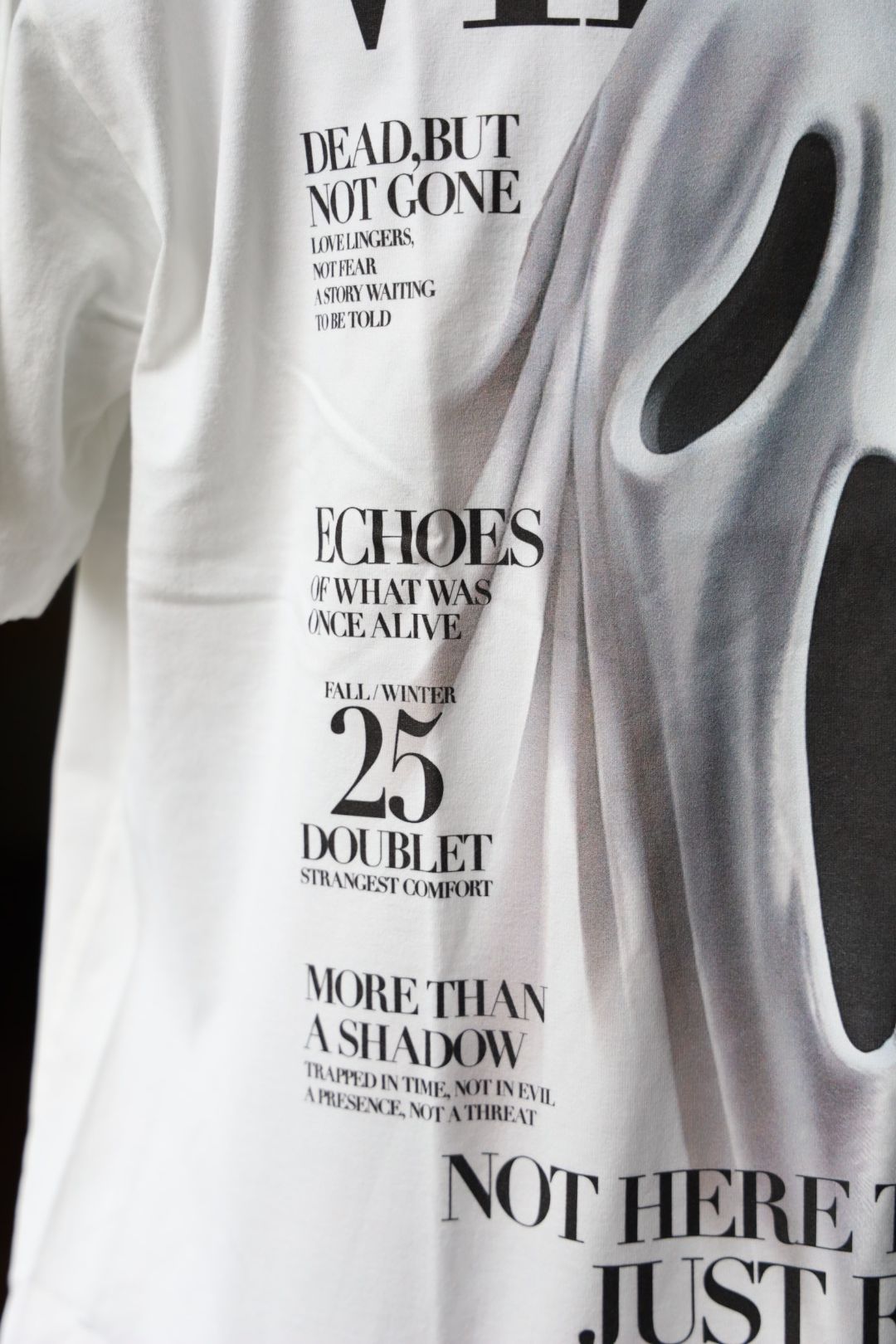 doublet 25AW VILLAIN COVER PRINT T-SHIRT (25AW48CS411)WHITE