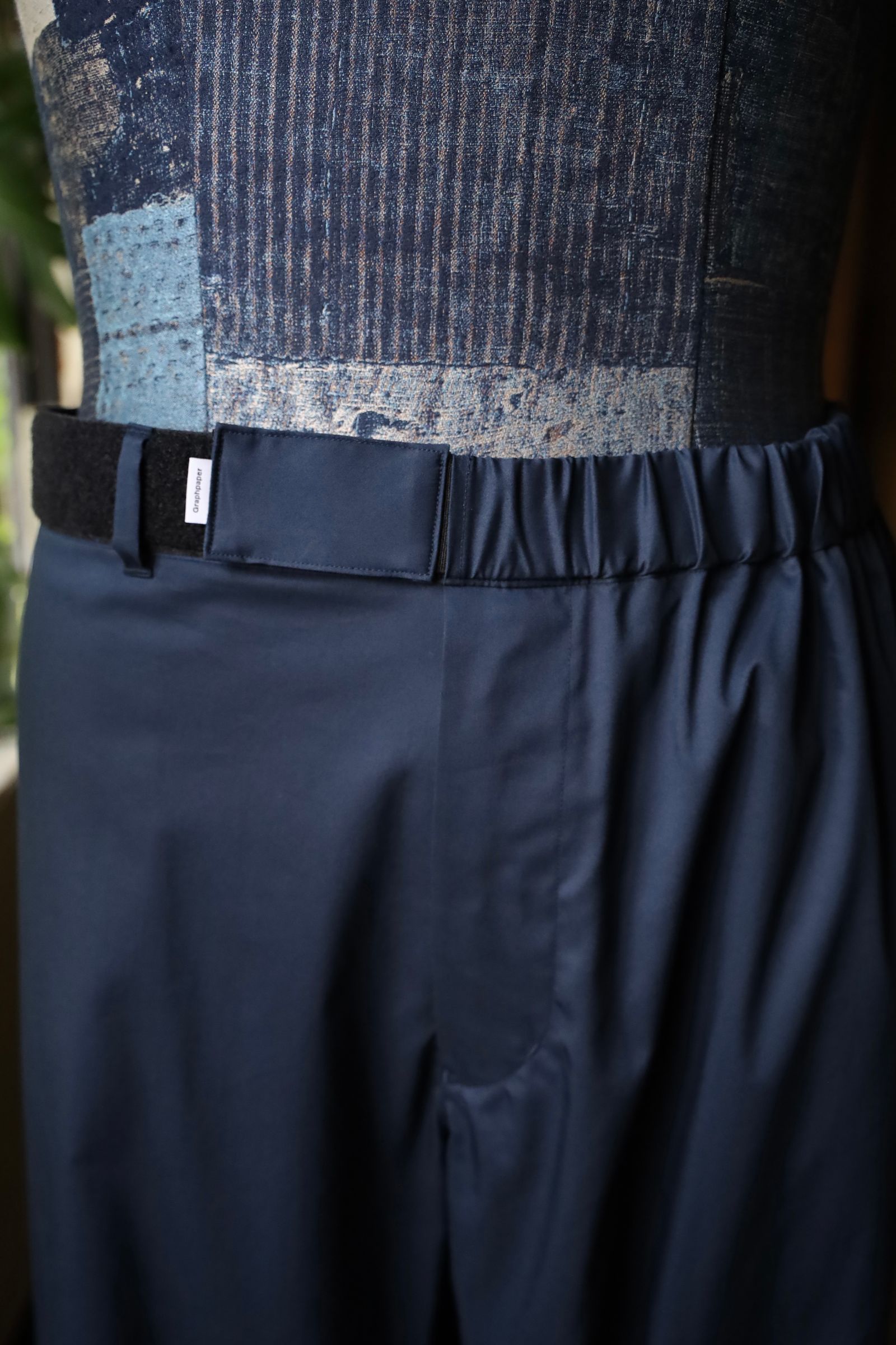 グラフペーパー ソロテックスシェフパンツ Solotex Twill Chef Pants(NAVY)
